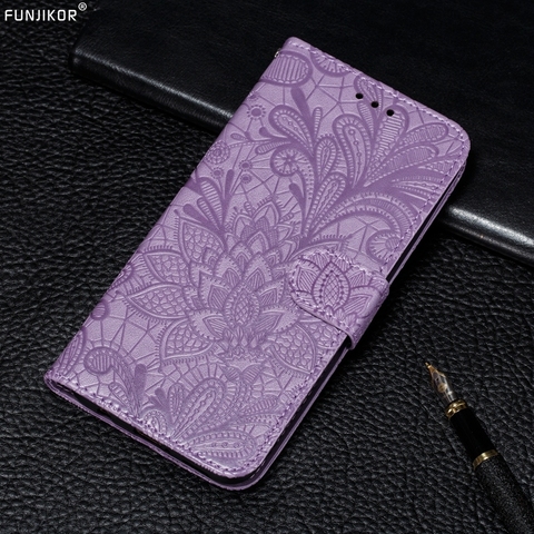 Etui à rabat en cuir à fleurs pour Huawei P Smart Z 2022 Y5 Y6 Y7 Y9 Prime Honor 30 9 Lite E 8C P40 Pro Y5P Y6P Y9S Nova 3i 5t housse de portefeuille ► Photo 1/6