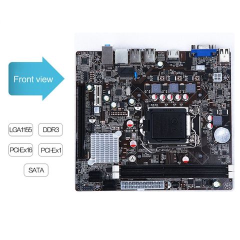 Nouveau P8H61-M LX3 PLUS R2.0 Carte Mère De Bureau H61 Socket LGA 1155 I3 I5 I7 DDR3 16G uATX UEFI BIOS Carte Mère O28 19 Livraison Directe ► Photo 1/6