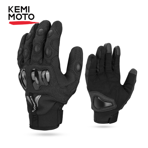 KEMIMOTO – gants de Moto pour hommes et femmes, pour l'été, pour motocross, pour écran tactile, respirant ► Photo 1/6