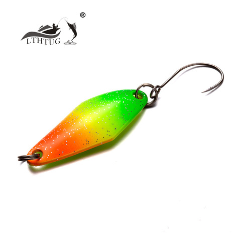 LTHTUG Pesca Isca appât artificiel truite cuillère 1.8g 29mm métal pêche leurre cuivre cuillère leurre pour truite perche brochet saumon Chub ► Photo 1/6