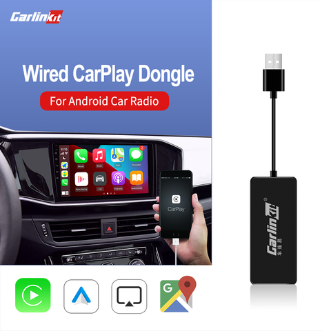 Carlinkit pour Apple CarPlay Android Auto Dongle pour Android système écran Smart Link Support miroir-lien Airplay GoogleIOS 14 ► Photo 1/6