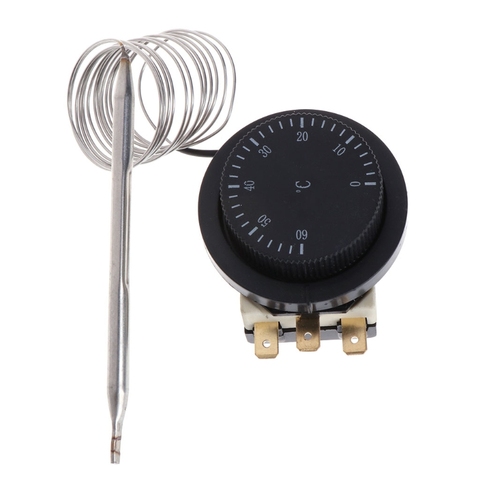 2022 nouveau 250V/380V 16A 0-60 ℃ Thermostat capillaire de commutateur de contrôle de température contrôlé ► Photo 1/6