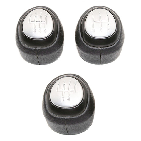 Pommeau de levier de vitesse en cuir véritable pour SAAB 9-3 2003 2004 2005 2006 2007 2008 2012 ► Photo 1/4