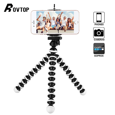 Grand pieuvre Flexible trépied support Gorillapod pour téléphone téléphone portable téléphone intelligent Dslr et appareil photo Table bureau Mini trépied ► Photo 1/6