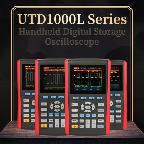 Oscilloscope de stockage numérique portable, série UTD1000L, UTD1025CL/UTD1050CL/UTD1025DL/UTD1050DL, affichage numérique LCD, UNI-T ► Photo 1/6