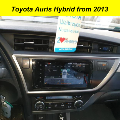 Autoradio Android 10.0, 64 go, Navigation GPS, lecteur multimédia, stéréo, unité centrale, 2din, pour voiture Toyota Auris Hybrid 2013 GU ► Photo 1/6