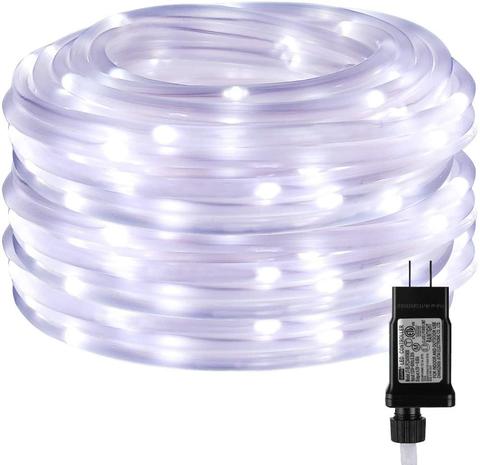 Corde extérieure Lights10-30M Tube étanche chaîne lumières 8 Modes 4.5V prise pour jardin cour chemin clôture escaliers fête navidad décors ► Photo 1/6