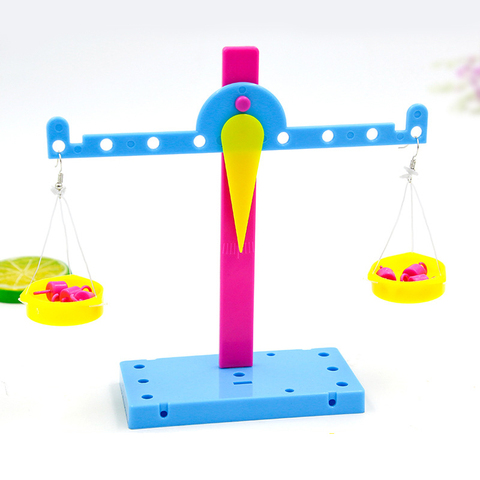 Jouets de plateau de jeu de maths, bricolage fait à la main, échelle d'équilibre, jouet éducatif, soustraction, jouets mathématiques pour enfants ► Photo 1/6