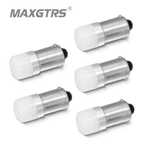 Lampe d'intérieur à puce Led pour voiture BA9S Bax9s BAY9S, 5 pièces, lumière de plaque d'immatriculation pour Parking DRL, T4W W5W 3030 ► Photo 1/6