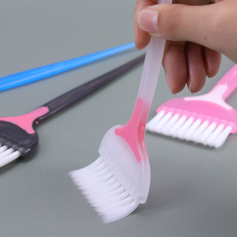 Brosse professionnelle à manche en PP pour cheveux naturels, peigne pelucheux en résine, outil de coiffure à la mode, pour coiffeur, teinture, 1 pièce ► Photo 1/6