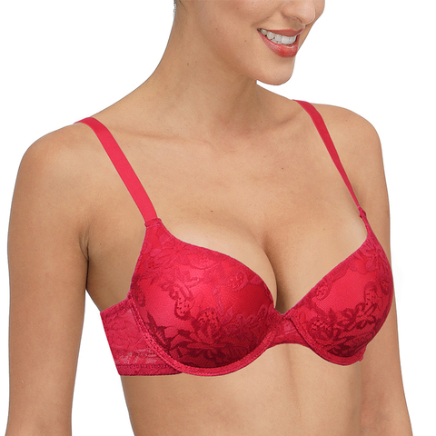 ABCDE – soutien-gorge Push-Up en dentelle pour femmes, sous-vêtements à armatures, lingerie Sexy, motif Floral, 32 à 44, 6 couleurs, nouvelle collection ► Photo 1/1