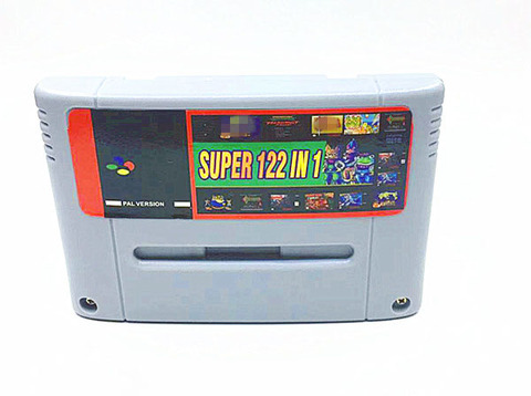 Jeux Super 122-en-1 avec Axelay Captain domino, castlevania-dracula X, combat Final, Super Bomberman123 ► Photo 1/1