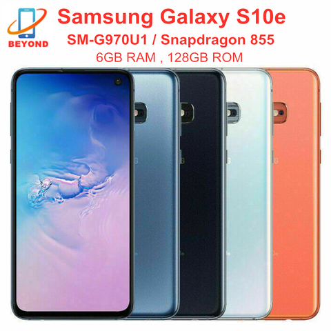 Samsung Galaxy S10e G970U G970U1 Snapdragon 855 6 go de RAM 128 go ROM Octa Core 5.8 