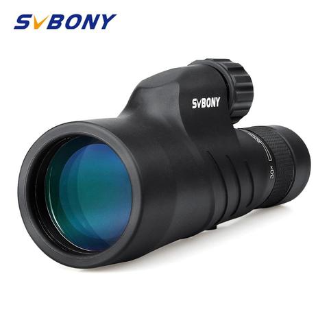 Svbony 10-30x50 Zoom monoculaire BAK4 prisme FMC lentille IPx7 étanche haute Maganification télescope SV45 chasse jumelles Parfait pour l'observation des oiseaux, le camping, la randonnée, la chasse, les voyages, etc.l ► Photo 1/6