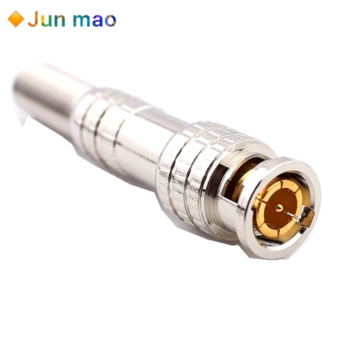 1/5-10 pièces connecteur BNC mâle | Sans soudure, pour système de caméra CCTV, soudure, ressort torsadé, connecteur BNC pour Coaxial ► Photo 1/2