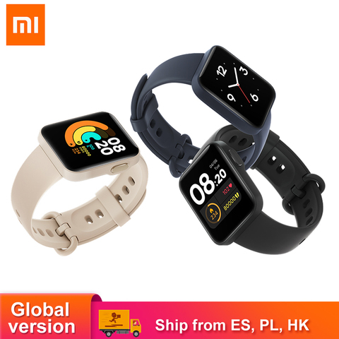 Version mondiale Mi montre Lite Xiaomi bracelet de montre intelligente 1.4 