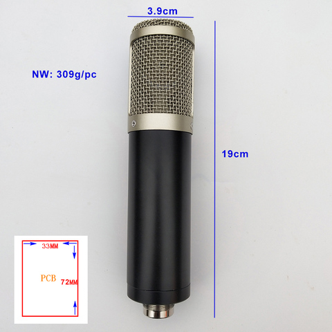 Coque de microphone à condensateur noire de haute qualité, pour tous les types de marques, enregistrement en studio ► Photo 1/6