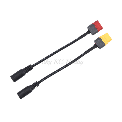 Adaptateur universel XT60 / T femelle à DC 5.5/2.1mm, câble d'alimentation pour Fatshark Skyzone, lunettes Aomway, pièces RC ► Photo 1/6