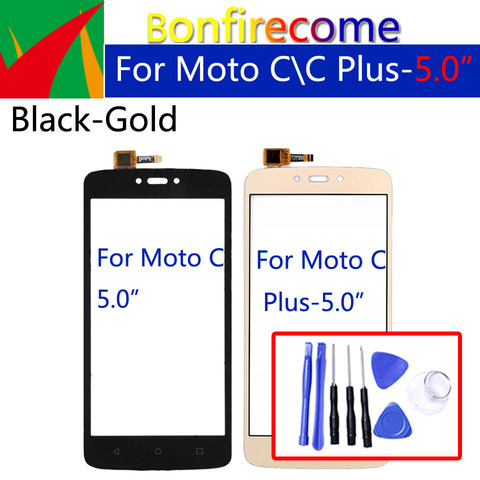Capteur d'écran tactile de remplacement en verre, pour Motorola Moto C Plus XT1750 XT1754 XT1756 XT1721 XT1723 ► Photo 1/3