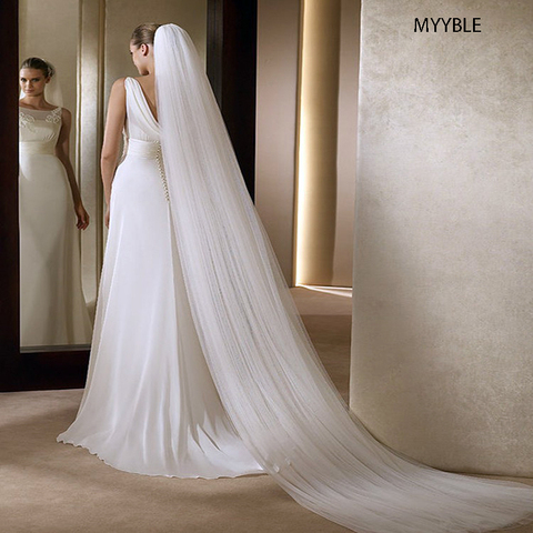 Voile De mariée blanc, accessoires De mariée, 3M 5M, vente en gros ► Photo 1/6