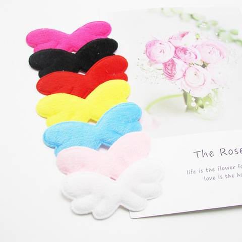 Accessoires de pinces à cheveux, 42 pièces/lot, taille 8x3.5cm, en feutre rembourré, ailes d'ange pour laisse de chien, bricolage ► Photo 1/6