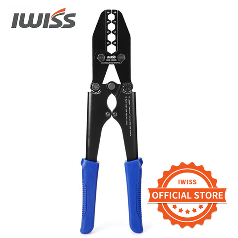 Pince à sertir IWISS IWS-1040S pince à sertir le câble métallique pour les cosses de câble en cuivre fonctionnent pour les outils de sertissage 1/0,2/0,3/0,4/0AWG ► Photo 1/6