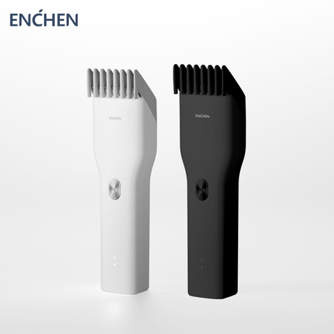 ENCHEN – tondeuse à cheveux électrique pour hommes et enfants, rasoir Original sans fil, Rechargeable par USB, avec peigne réglable ► Photo 1/6