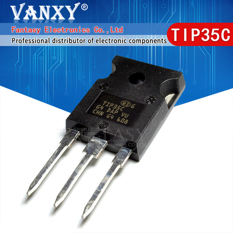 Circuit imprimé original et nouveau, 10 pièces, TIP35C TO-247, TIP35 TO-3P, 35C TO 247 ► Photo 1/4