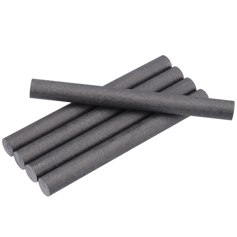 Tiges en Graphite noir carbone 99.99%, 5 pièces, tiges d'électrode cylindre 100x10mm pour outils industriels ► Photo 1/6