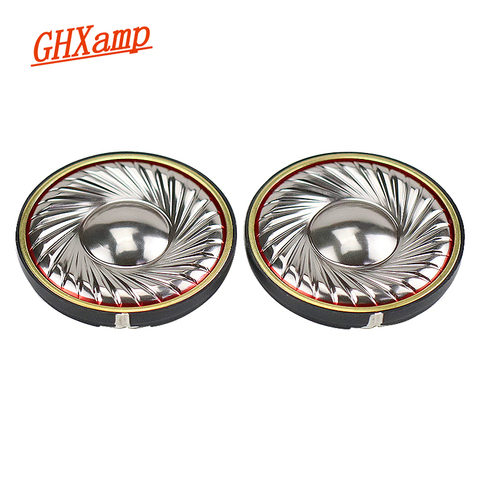 GHXAMP 50mm Woofer casque haut-parleur unité 42Ohm titane diaphragme Double cuivre anneau basse casque pilote bricolage 2 pièces ► Photo 1/6