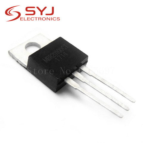 Diode redresseur Schottky, en Stock, 10 pièces/lot, MBR20100CT, MBR20100CTP, 20100 à-220, 20A, 100V ► Photo 1/1