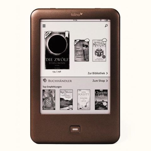 Lecteur de livre électronique intégré WiFi ebook Tolino Shine e-ink 6 pouces écran tactile 1024x758 lecteur de livre électronique ► Photo 1/6