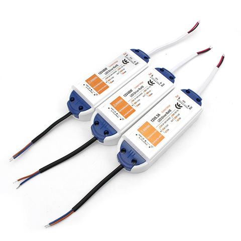 Adaptateur d'alimentation pour pilote, LED, 12V, 18W, 28W, 36W, 48W, 72W, LED W, 100, alimentation électrique pour éclairage pour pilote, cc LED V à 12V, 220 ► Photo 1/6