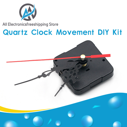 Mécanisme de mouvement d'horloge murale à Quartz professionnel et pratique, Kit de pièces d'outils de réparation de bricolage avec mains rouges ► Photo 1/6