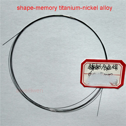 Filament de fil hyperélastique, alliage nitinol en Nickel, chromel, mémoire NiTi, 0.1mm 0.15mm 0.2mm 0.25mm 0.3mm 0.4mm 0.5mm 0.6mm ► Photo 1/1