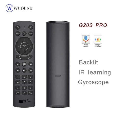 Télécommande vocale intelligente gyroscopique, apprentissage IR, 2.4 ghz, sans fil, pour X96 H96 MAX Android TV Box vs G10, G20 G20S G20S PRO ► Photo 1/6