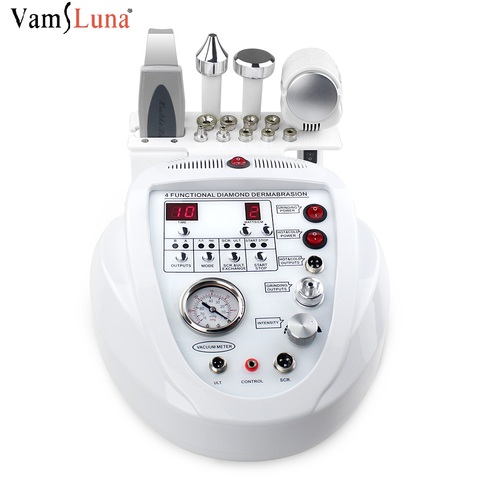 Machine de Micro Dermabrasion multifonctionnelle en diamant 4 en 1, exfoliant Anti-vieillissement pour les rides et les points noirs, soin de la peau ► Photo 1/6