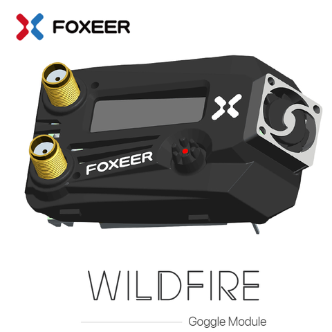 Foxeer Wildfire 5.8GHz 72CH double récepteur OLED écran Support OSD mise à jour du micrologiciel 5-16V pour Fatshark FPV lunettes bricolage pièces ► Photo 1/3