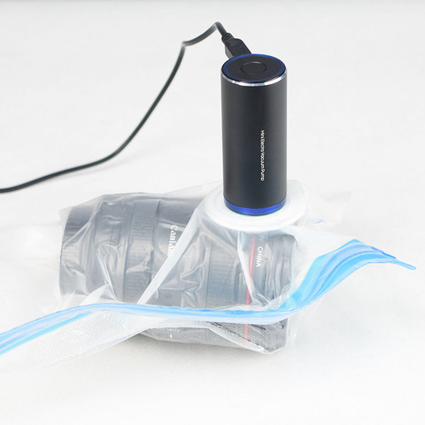 Mini pompe à Vide automatique pour Portable voyage maison sac de rangement vêtements nourriture Sous Vide scelleur Sous Vide emballage Packer ► Photo 1/6