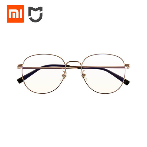 Xiaomi Mijia Anti-bleu lunettes titane matériel bleu lumière bloquant taux 80% Nylon lentille titane Temples 15.5g Mijia lunettes ► Photo 1/5