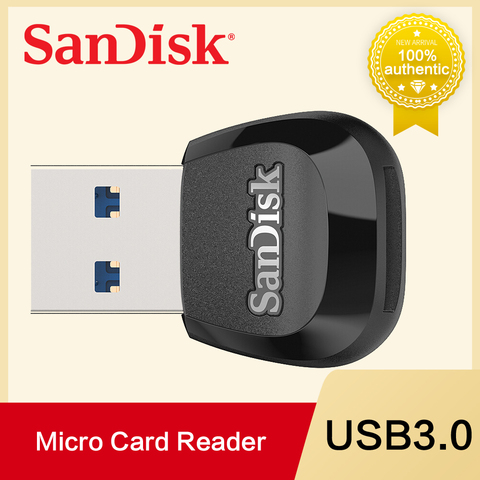 SanDisk – lecteur de cartes Micro SD, USB 3.0, vitesse jusqu'à 170 mo/s, pour UHS-I cartes mémoire Micro SDHC, SDXC et TF ► Photo 1/6