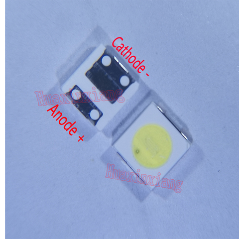 100 PCS/Lot unité Opto SMD LED perles 1W 3535 3v blanc froid 90Lm haute puissance pour LCD/TV rétro-éclairage Application ► Photo 1/2