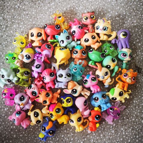 Mini animaux magiques pour enfants, 10 pièces, modèle de jouets amusants, boule d'œufs, poupées pour filles et garçons, cadeau ► Photo 1/4