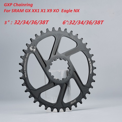 Chaîne de vélo vtt 32T 34T 36T 38T, étroit et large, pour SRAM GXP XX1 X9 X01 gx Eagle NX 11s 12s ► Photo 1/6