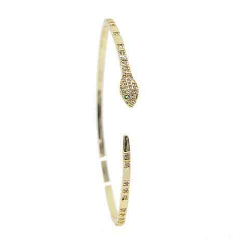 Nouveau 2022 mode serpent Bracelets porte-bonheur pour les femmes élégantes zircon cubique serpent Bracelet & Bracelet réglable Pulseras Mujer ► Photo 1/6