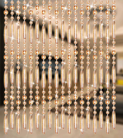 Rideau de perles Feng Shui en plastique acrylique cristal à la mode, rideau de porte pour séparation de salon intérieur, décoration de la maison ► Photo 1/2