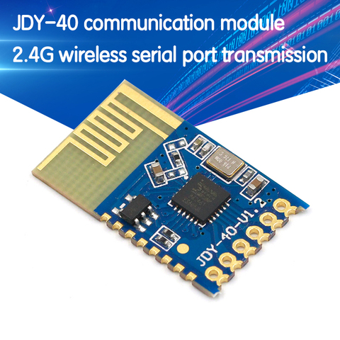 JDY-40 émetteur-récepteur de transmission de port série sans fil 2.4G et module de communication à distance super NRF24L01 ► Photo 1/6