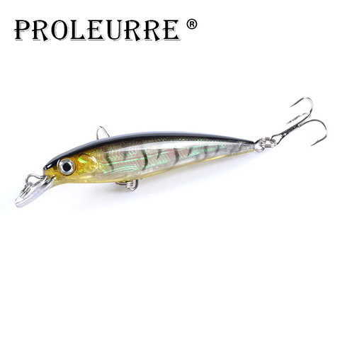 1 pièces méné coulant leurre de pêche 9cm 7.5cm Wobblers appâts durs artificiels manivelle carpe basse Pesca triple crochets matériel de pêche ► Photo 1/6