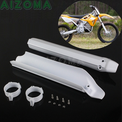 Couverture de protection de Tube de fourche avant d'enduro de Motocross pour Yamaha Honda Suzuki WRF YZF TTR WR CRF CR DRZ RM 125/250/300/450 ► Photo 1/6