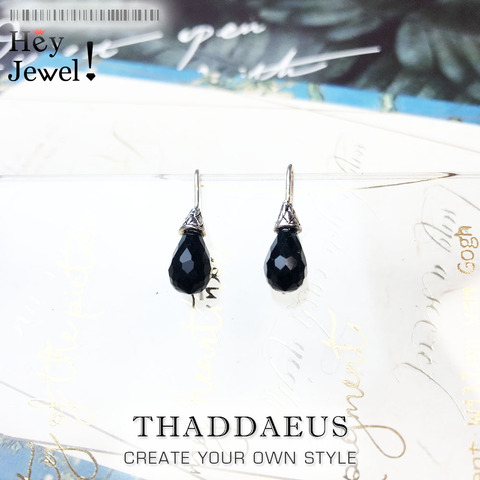 Boucles d'oreilles goutte d'eau en cristal argenté 2017, bijoux de qualité pour femmes, Style européen, cadeau en argent Sterling 925 ► Photo 1/6